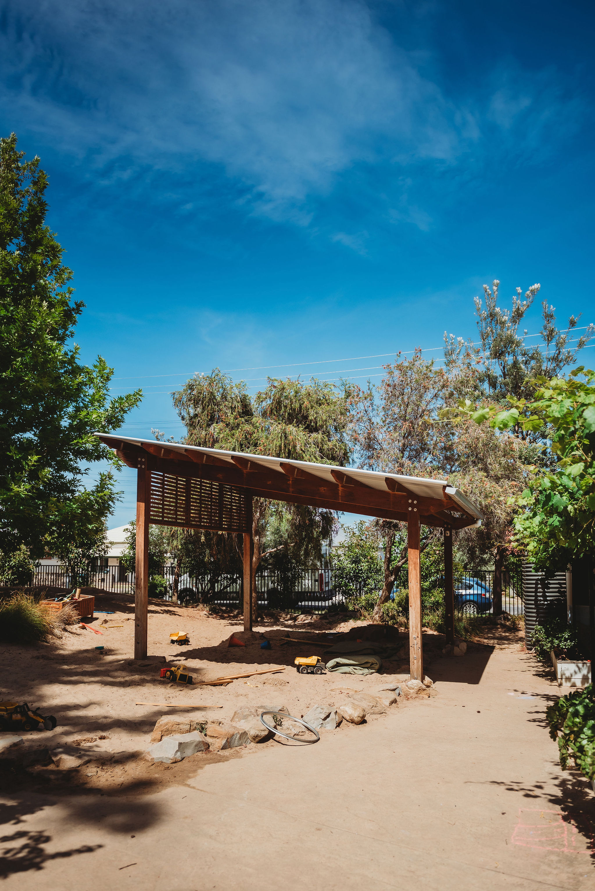 photo of outdoor preschool infrastructure 